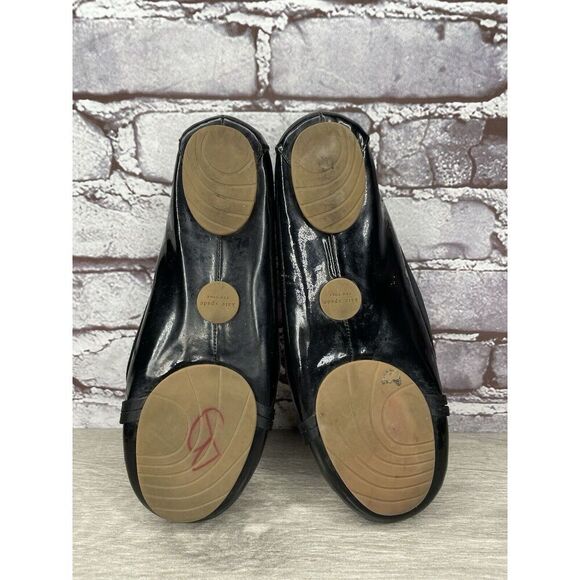 Kate Spade Black Patent Leather Slip On Bow Ballet Flats Shoes Women 6M US/36EU - Picture 15 of 16